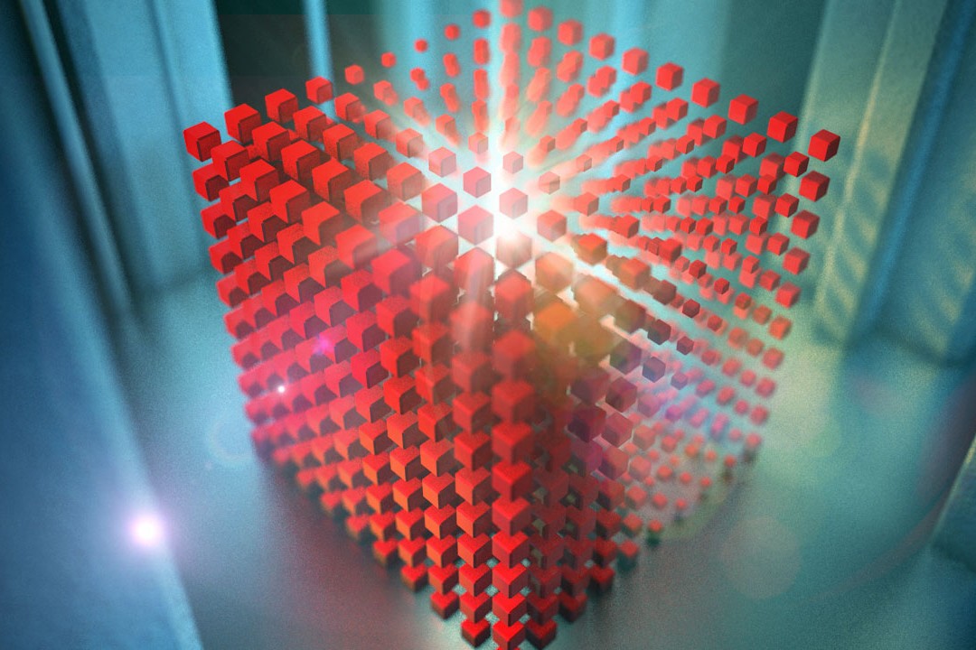 Red cubes - image rendu 14 décembre 2018